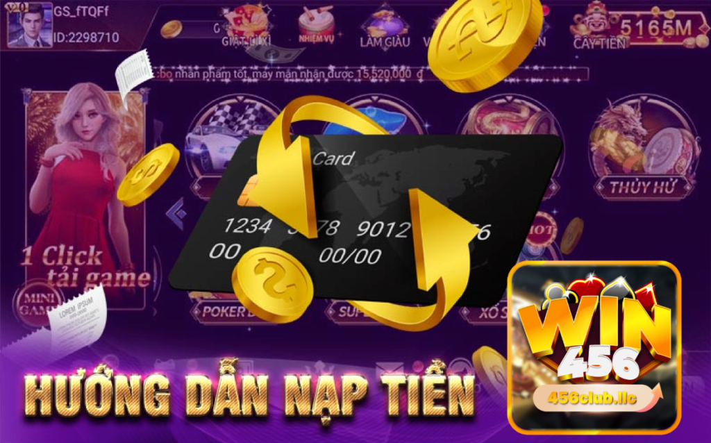 Hướng dẫn nạp tiền Win456