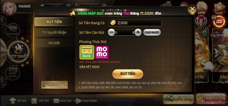 Quy trình và thời gian xử lý giao dịch rút tiền Win456