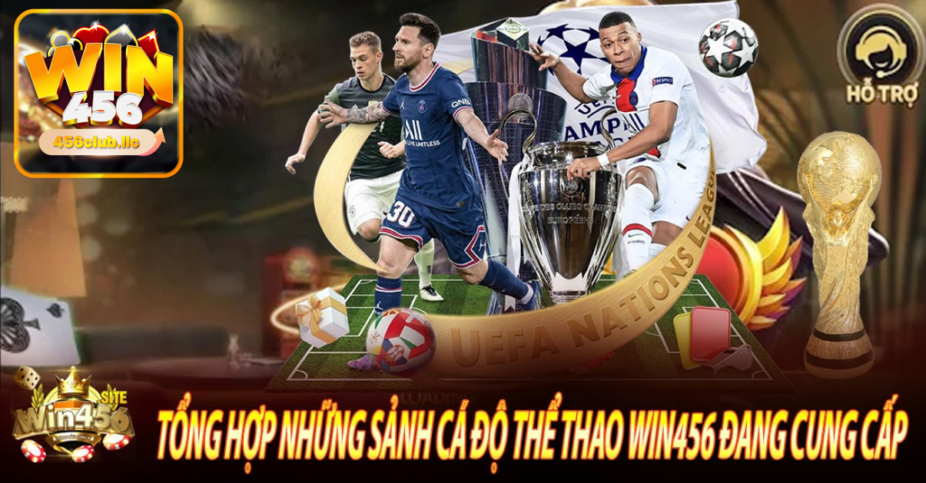 đa dạng các môn thể thao cá cược tại Win456